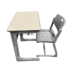 Fixed Height Single Classroom Desk and Chair