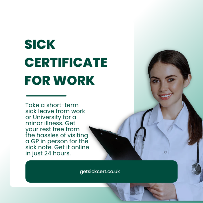 Sick Certificate For Work
