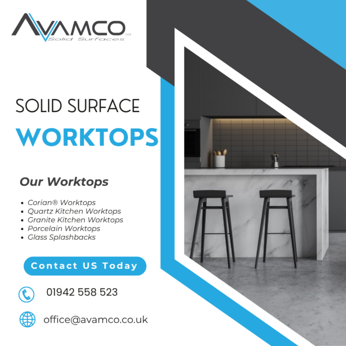 Solid Surface Worktops in Manchester | Avamco