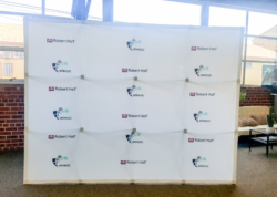 Branded Step and Repeat Banner for Raleigh Corporate Gala