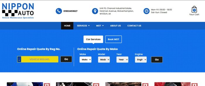 Nippon Autos is trusted in Wolverhampton garage