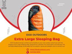 Extra Large Sleeping Bag – Comfort by DOD Outdoors