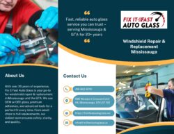 Fix It Fast Auto Glass offers expert windshield repair & replacement in Mississauga