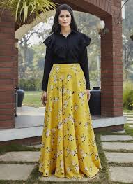 Indo-Western Long Skirts Manufacturer