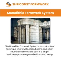 Monolithic formwork system in India for faster construction