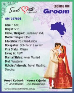 Indian Grooms in Australia – Trusted Matchmaking for Lasting Relationships
