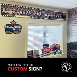 Custom Indoor Business Signs in Houston – Professional Interior Signage Solutions