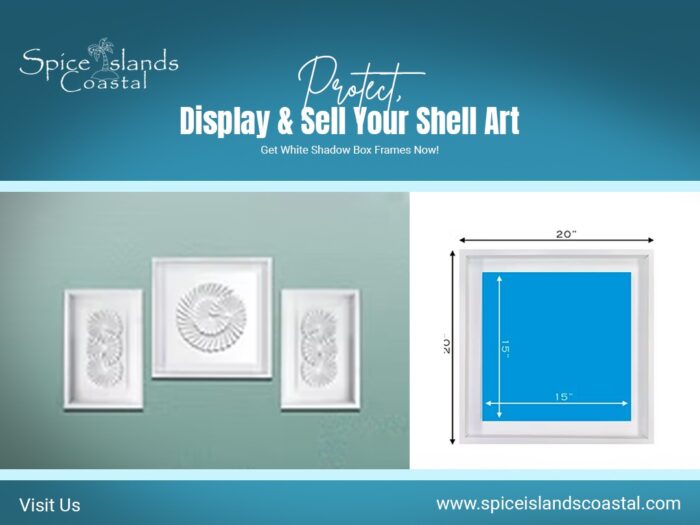 White Shadow Box Frames