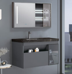 Modern Wash Basin with Cabinet – A Blend of Style and Utility