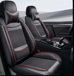 Genuine Leather Universal Car Seat Covers Complete Set