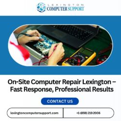 On-Site Computer Repair Services Lexington – Get Back to Work Faster