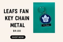 Leafs Fan Metal Key Chain – Show Your True Colours!