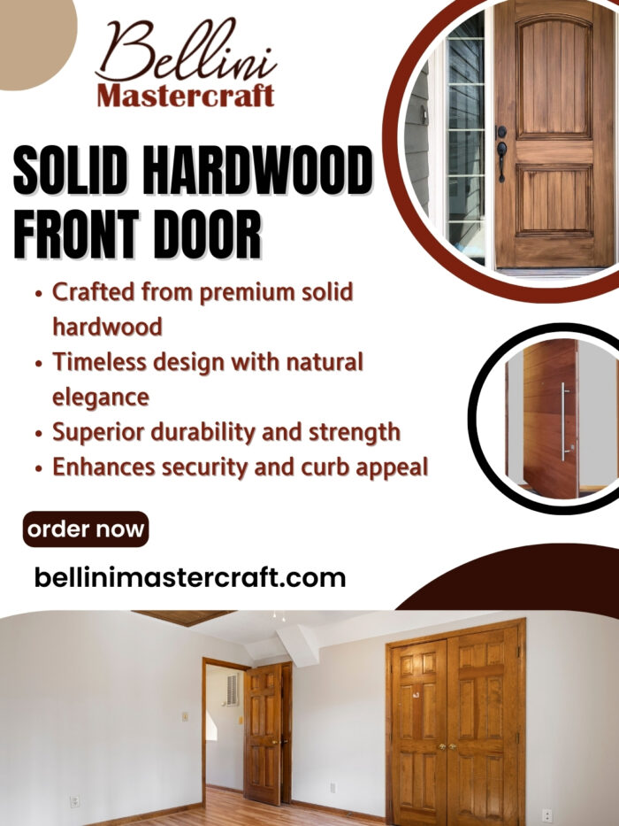 Solid Hardwood Front Door