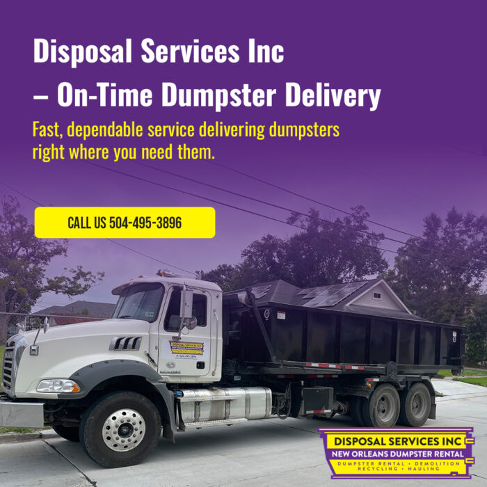 Stay Organized with Efficient and On-Time Dumpster Services