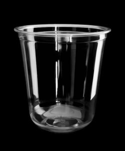 U-Shaped Transparent Ice Cream Cup