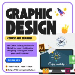 Turn Your Creativity into a Career with Graphic Designing Training in Mohali