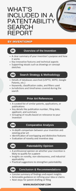 What’s Included in a Patentability Search Report | InventionIP