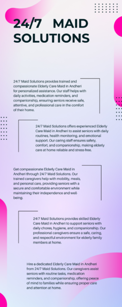 Reliable Elderly Care Maid in Andheri