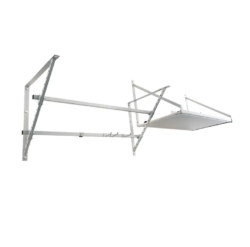 Triangular Fixed Wall Garage Storage Rack