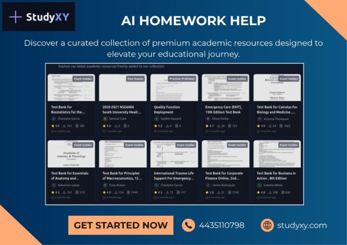 AI Homework Help – Smart Study Solutions with Study XY