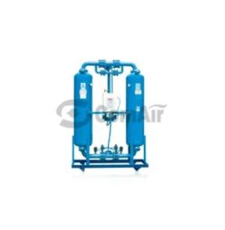 Externally heated purge desiccant air dryer