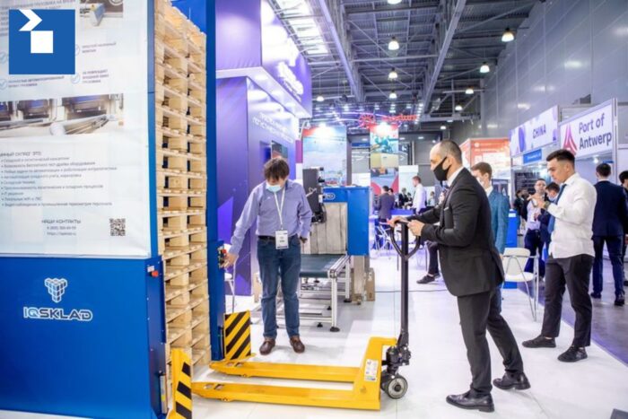 Warehouse Equipment Demonstration at Logistics Exhibition