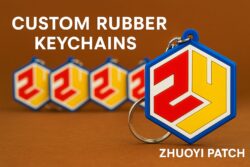Elevate Your Brand with Zhuoyi Patch Custom Rubber Keychains