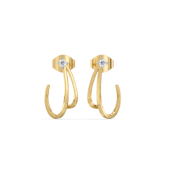 Buy Trending Lab Grown Diamond Hoop Earrings in India