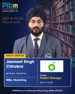 PIBM Success Story: Jasmeet Singh Chhabra Secures Project Manager Role at British Petroleum (BP)