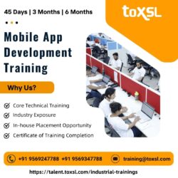 Mobile App Development Training in Mohali | ToXSL Technologies