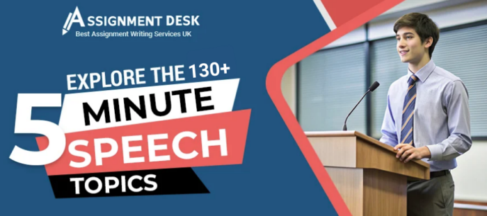 5 Minute Speech Topics to Score A+ Grades