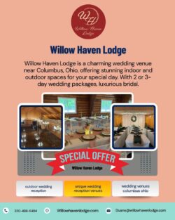 Celebrate Your Wedding at Willow Haven Lodge Near Zanesville, Ohio