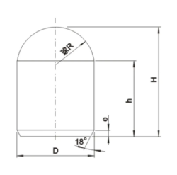DQ Type Carbide Inserts (Q-type spherical tooth)