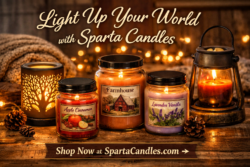 Premium Scented Candles & Warmers by Sparta Country Candles