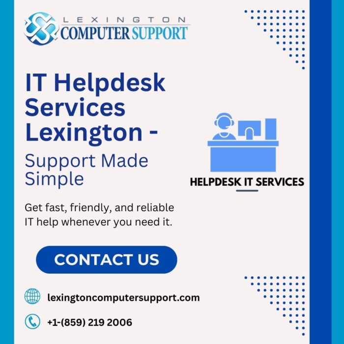 IT Helpdesk Services in Lexington