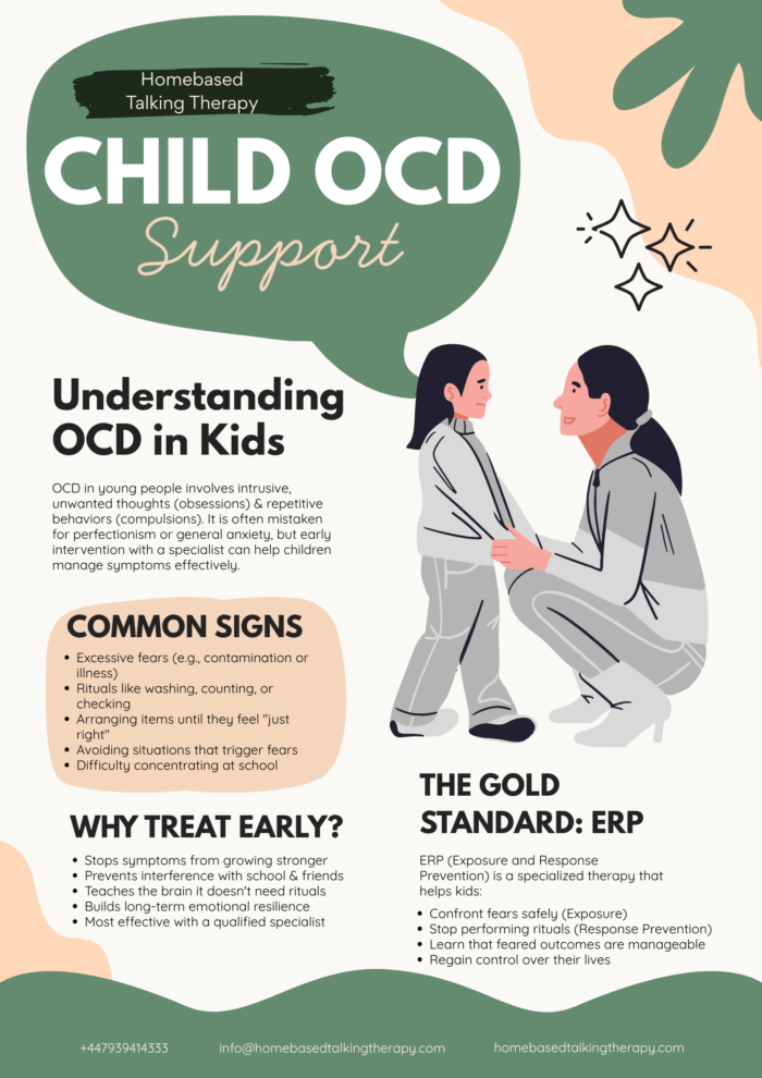 Child OCD Treatment in London: Early Signs & ERP Therapy