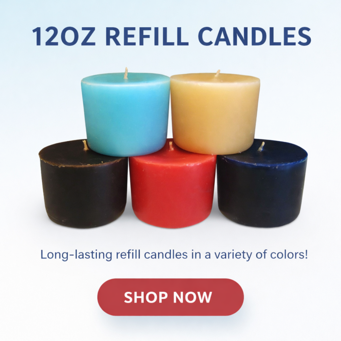Sparta Candles 12oz Refills – Save & Reuse