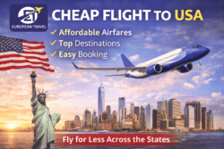 Cheap Flight to USA Booking – European Travel
