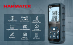 HANMATEK® DT50 Laser Measure Laser Distance Meter 165ft