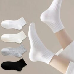 Women’s Cotton Athletic Socks with Breathable Support