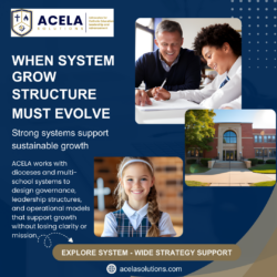 System Strategy & Structure Design for Catholic School Growth | ACELA Solutions