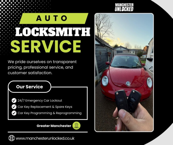 Trusted Auto Locksmith Services in Manchester – Fast Response