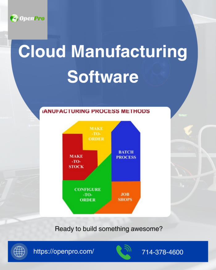 OpenPro Cloud Manufacturing Software