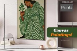 Nurturing Stillness Wall Art Canvas Painting