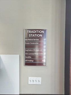 Custom Lobby Signs in Port St. Lucie | Premium Acrylic Lobby Signs by All American Signs and Gra ...
