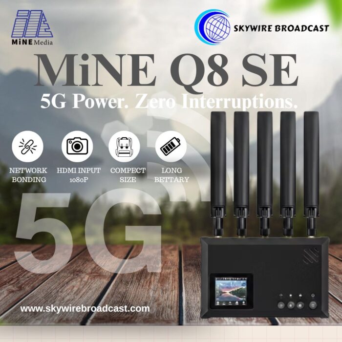 5G Video Encoder for HD and 4K Live Streaming & Professional Broadcasting