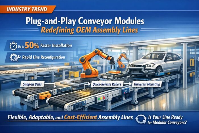 Plug-and-Play Conveyor Modules Transform OEM Assembly Flexibility