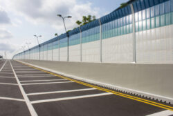 HIGHWAY METAL NOISE BARRIER
