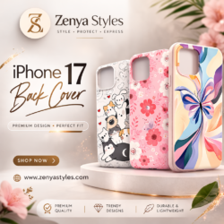 Stylish iPhone 17 Cover with Camera Protection | Zenya Styles