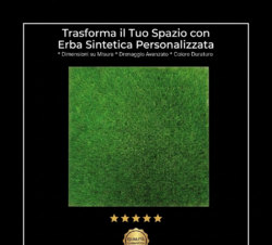 Trasforma il Tuo Spazio con Erba Sintetica Personalizzata